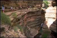 Deer Creek narrows, Heading for the river